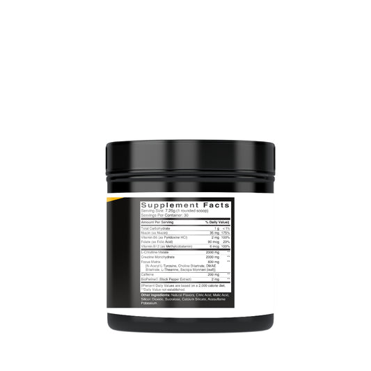 Pre-Workout Formula, Energy & Focus Lemonade, 214g/7.25g serv./30 serv.